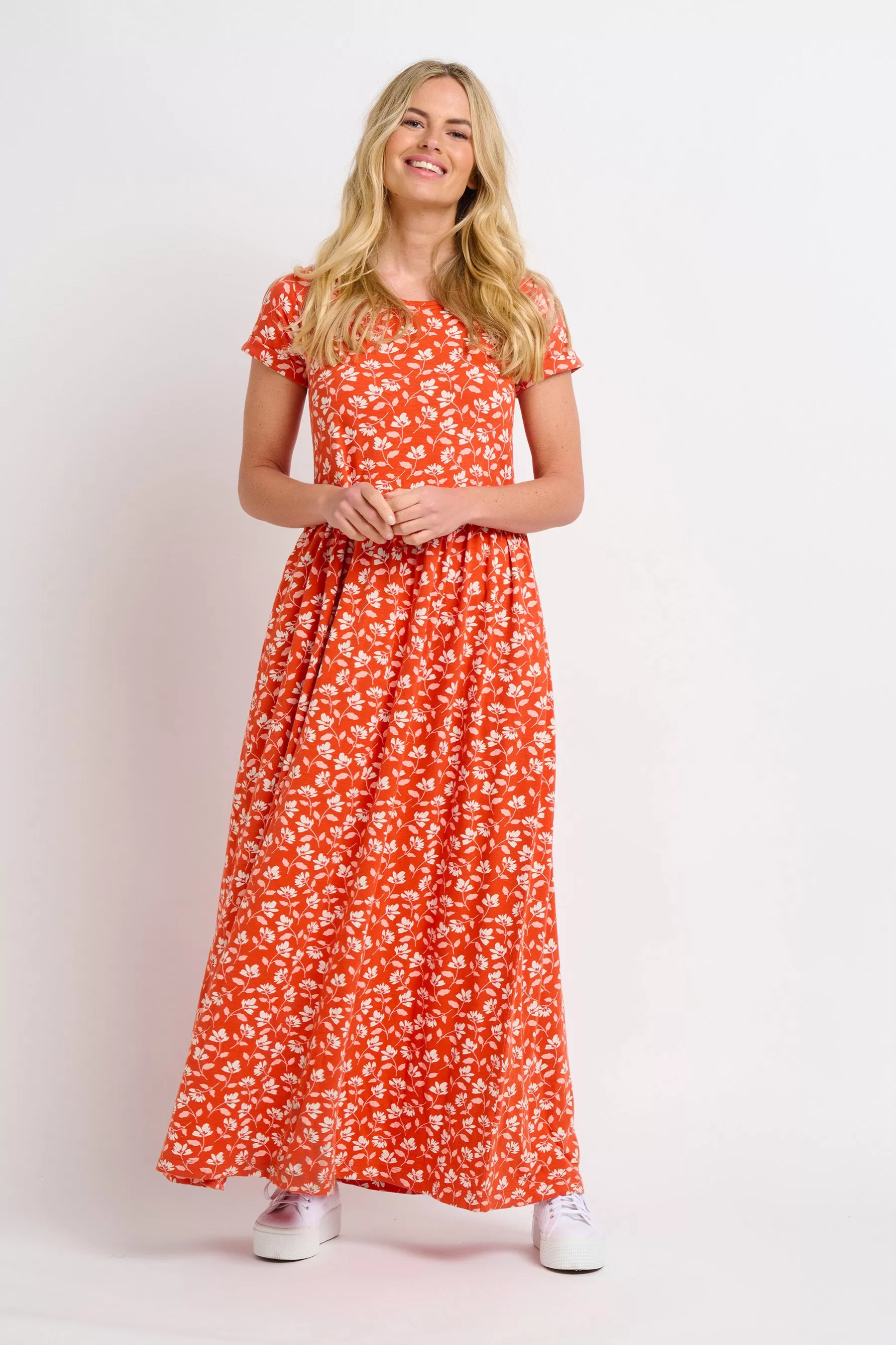 Floating Floral Maxi Dress