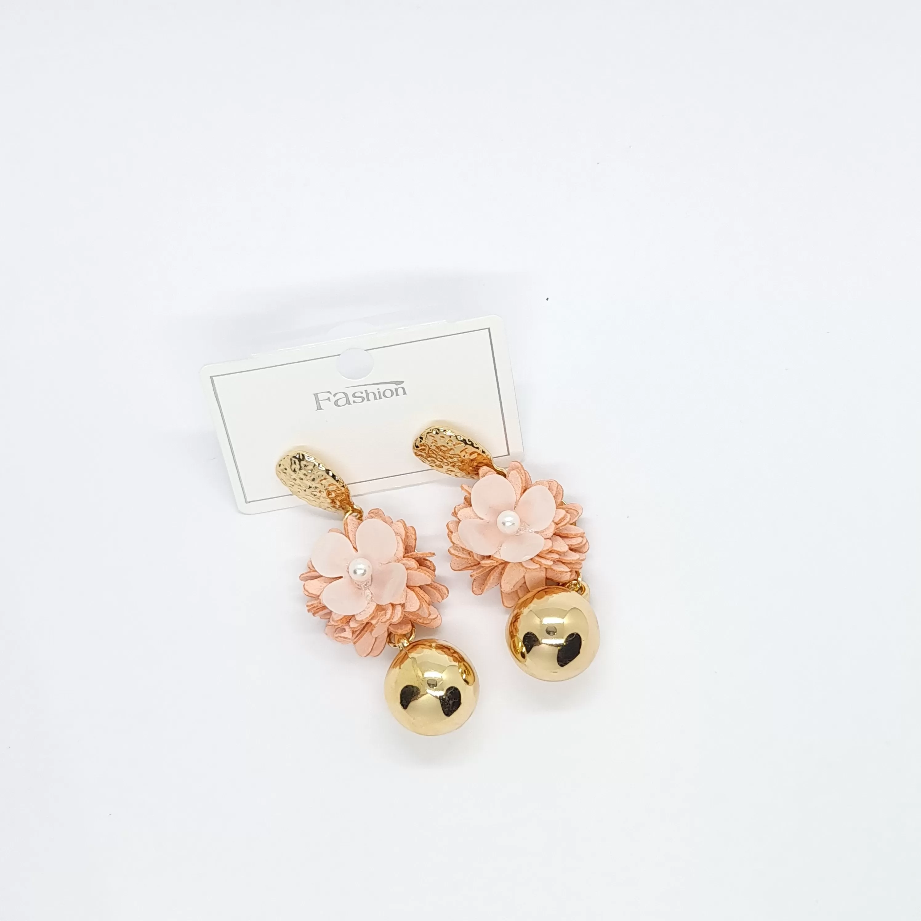 Flower Ball Earrings