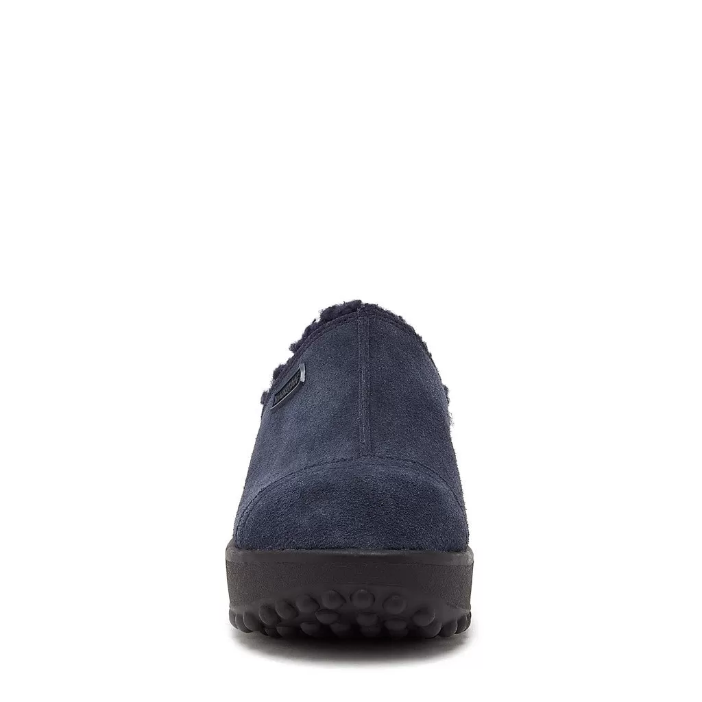 Fran Navy Suede Clog