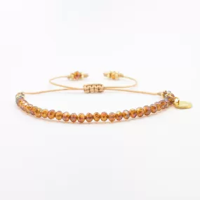 Friendship Crystal Orange Fall Bracelets