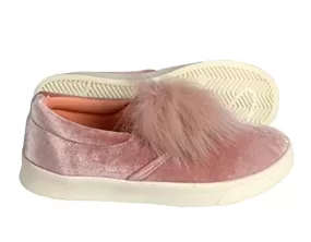 Girls Suede Faux Fur Cute Flat Platform Shoes Sneakers (Kids 5-10yrs.)