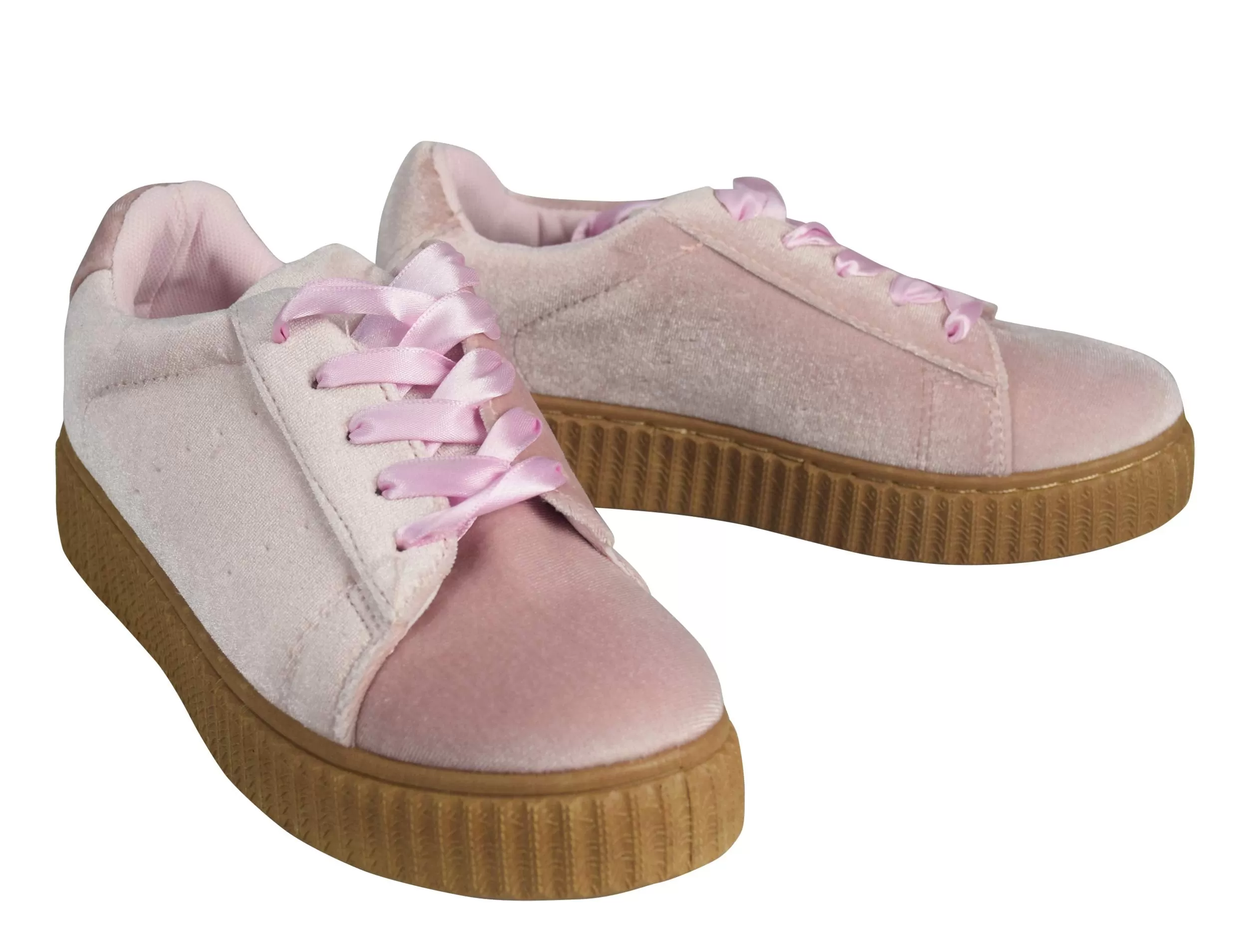 Girls Suede Faux Fur Cute Flat Platform Shoes Sneakers (Kids 5-10yrs.)