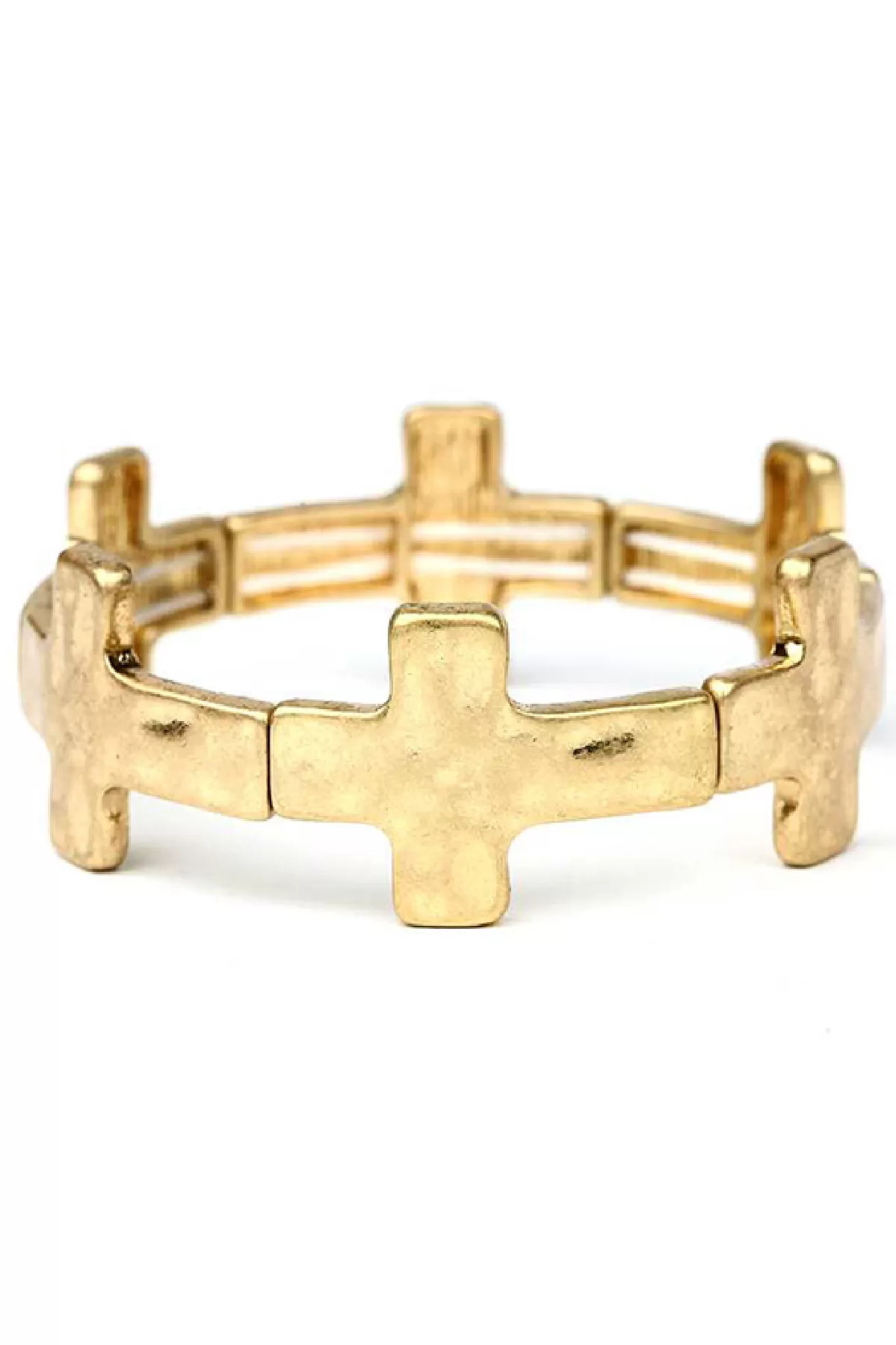 Gold Cross Bracelet