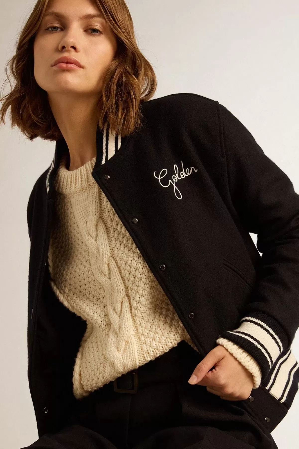 Golden Goose Bomber Jacket - Dark Blue