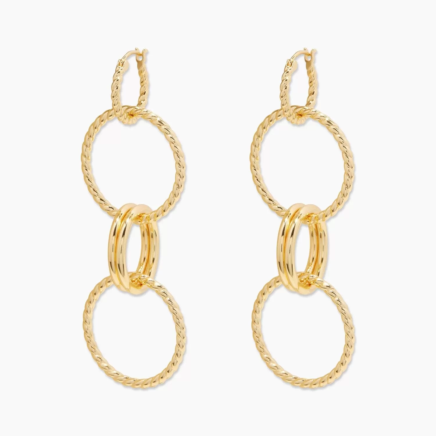 Gorjana Crew Versatile Hoops (gold)