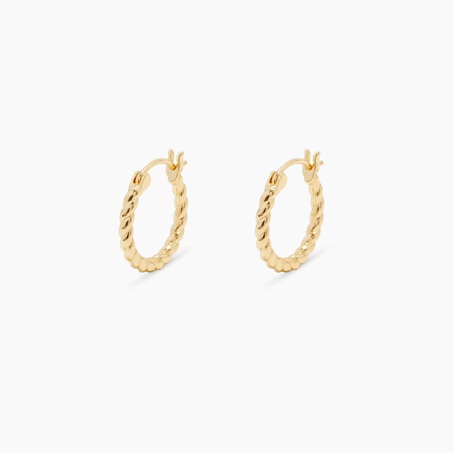 Gorjana Crew Versatile Hoops (gold)