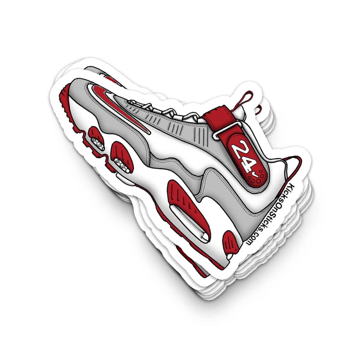 Griffey Max "Cincinnati Reds" Sneaker Sticker