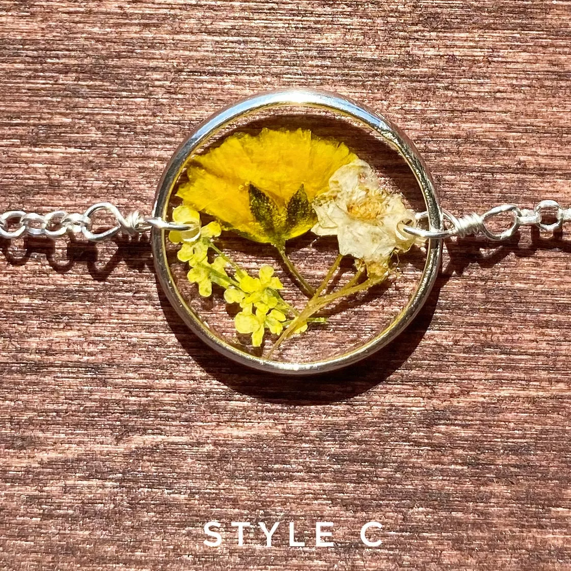 Handmade Floral Terrarium Bracelets