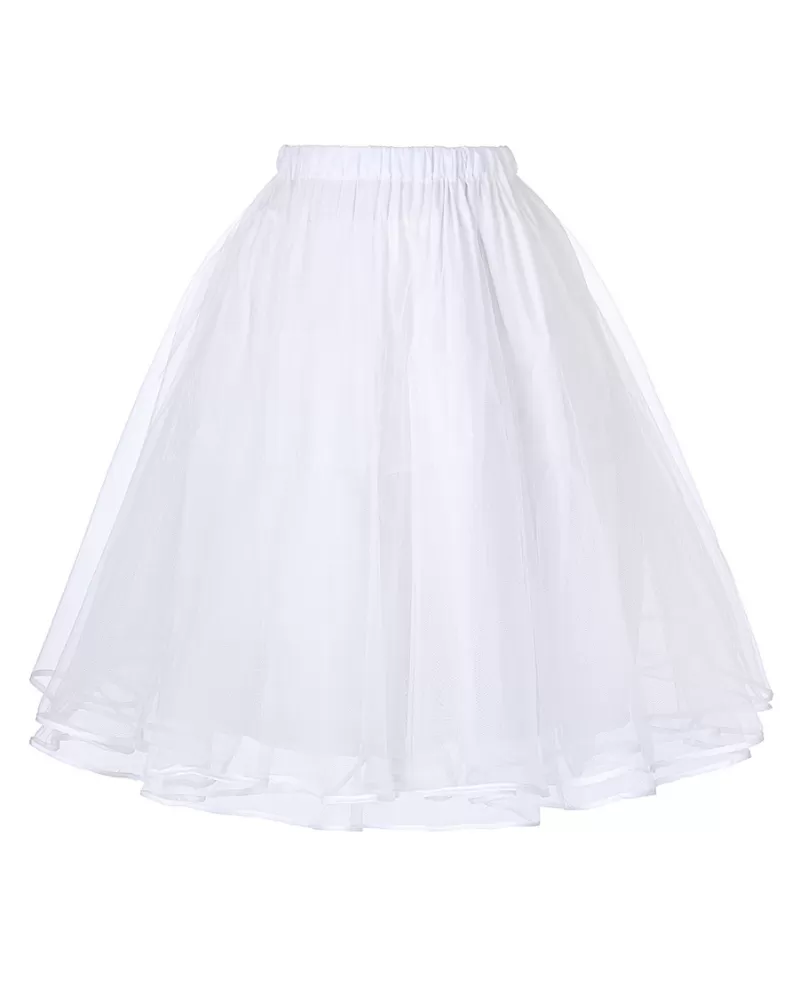 High Waist A-Line Pockets Skirt Skater Flared Midi Skirt