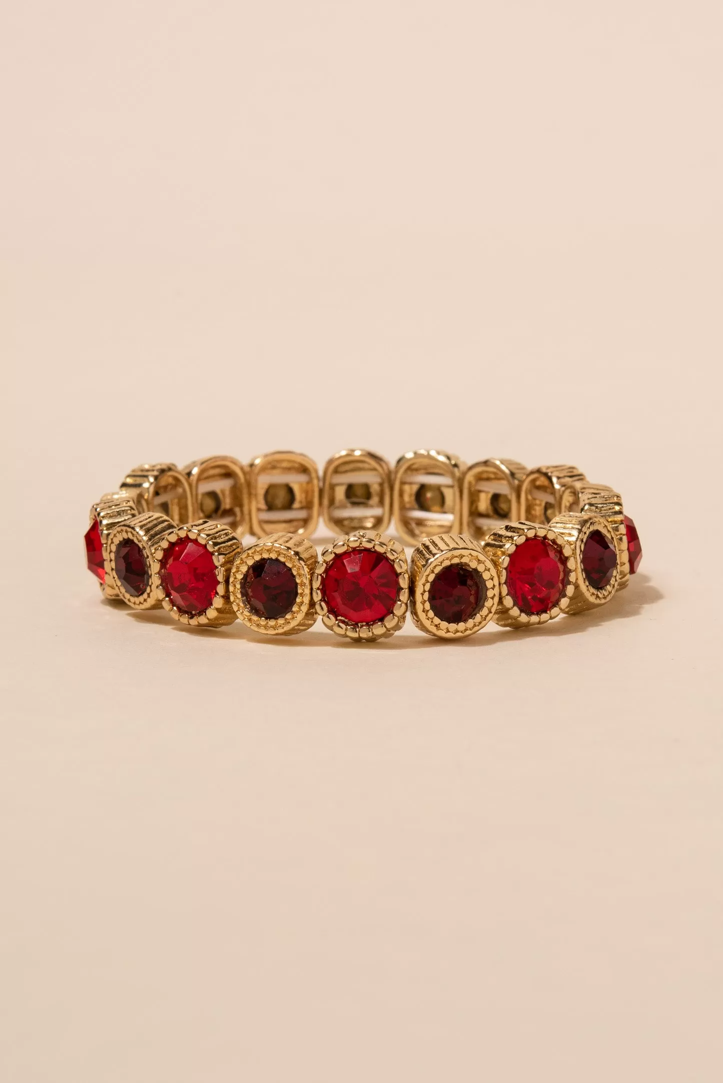 Holly Round Rhinestone Bracelet