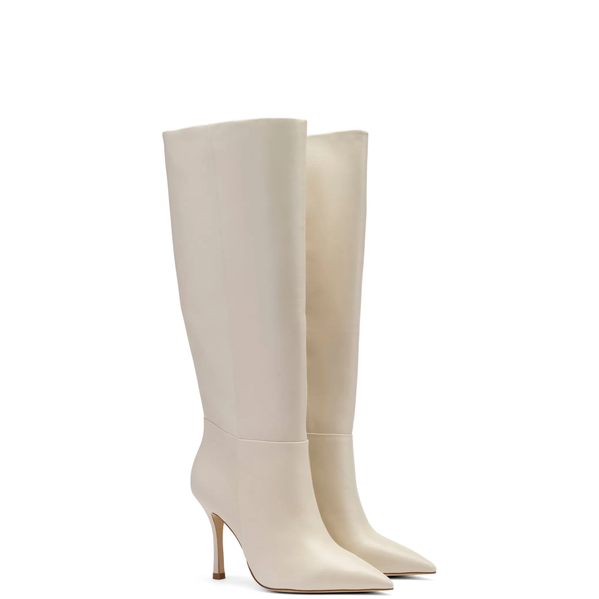 Kate Boot In Ivory Leather