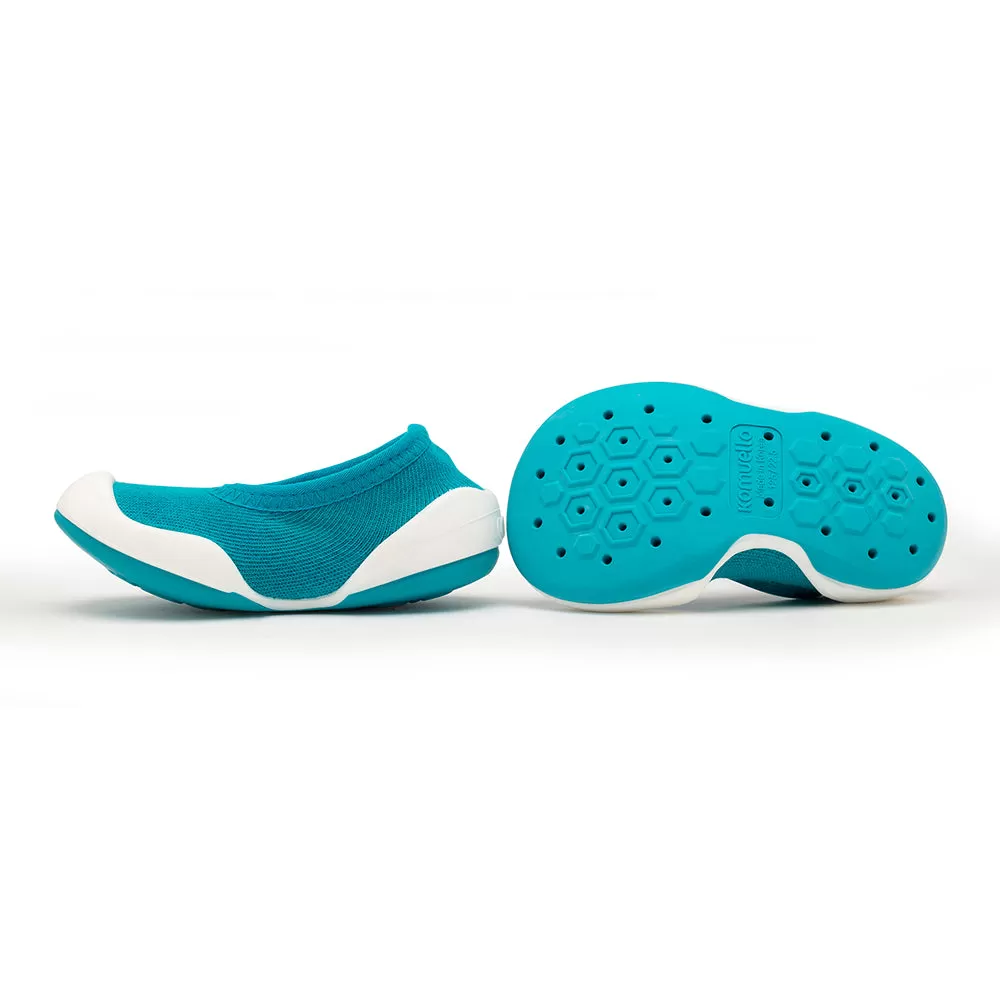 Komuello Baby Shoes - Flat - Teal Solid