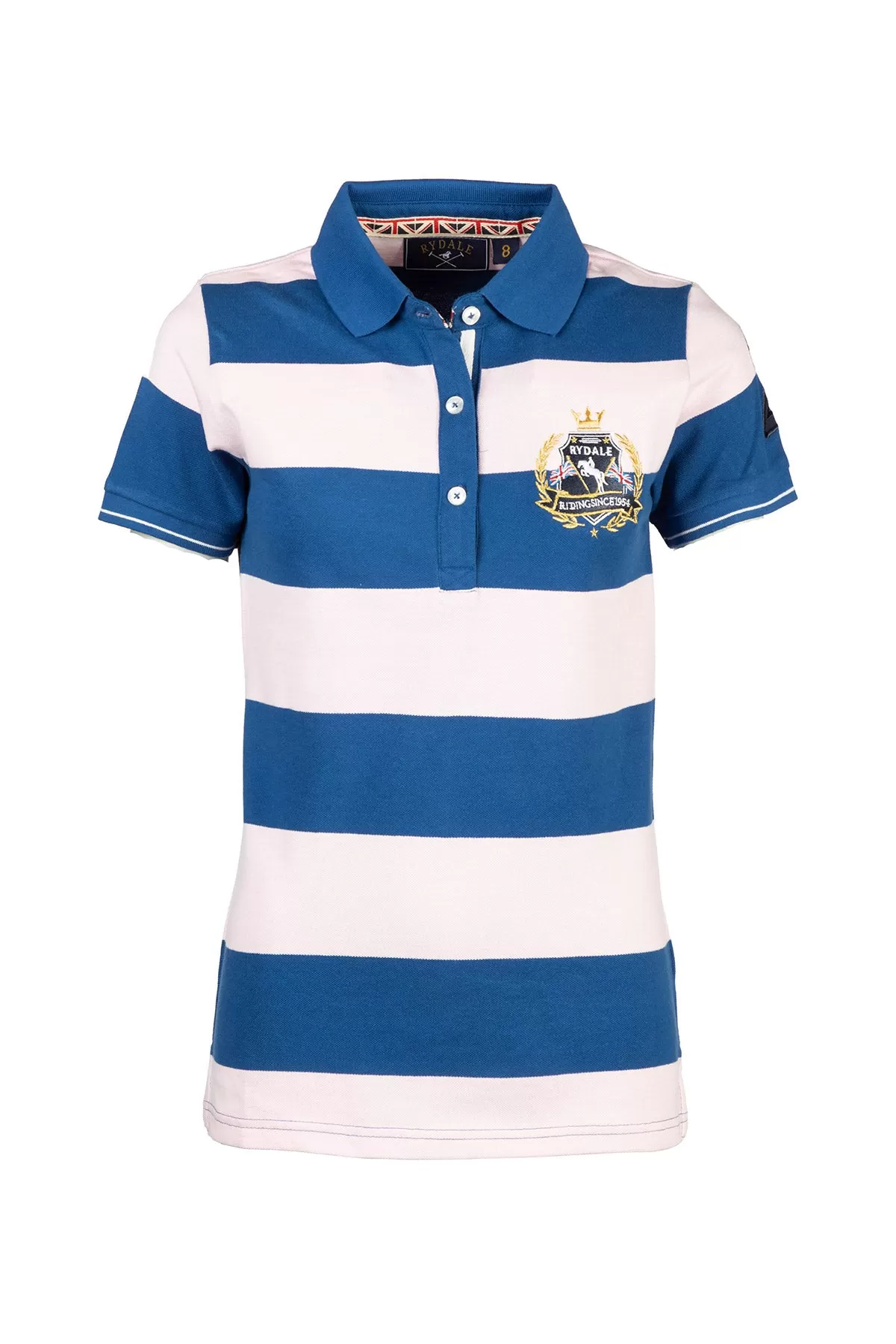 Ladies Striped Polo Shirt - Chloe