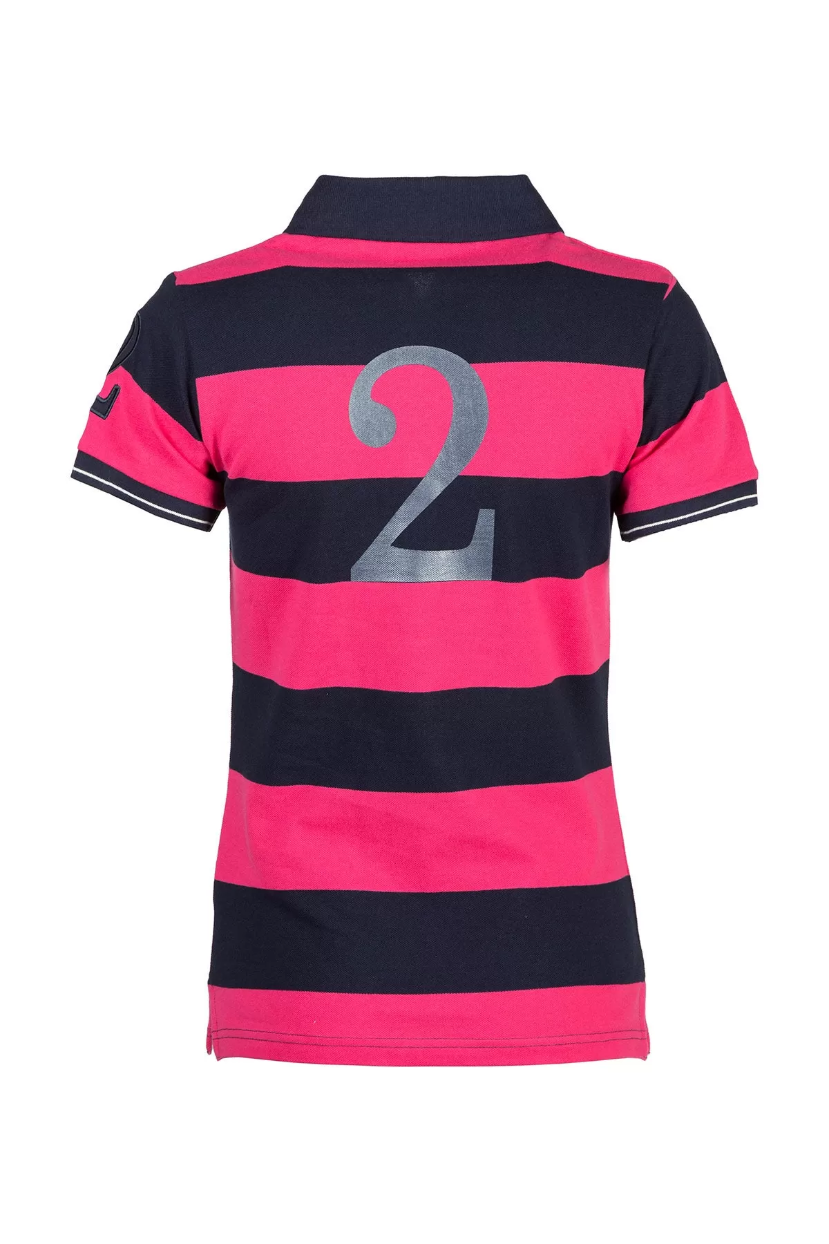 Ladies Striped Polo Shirt - Chloe