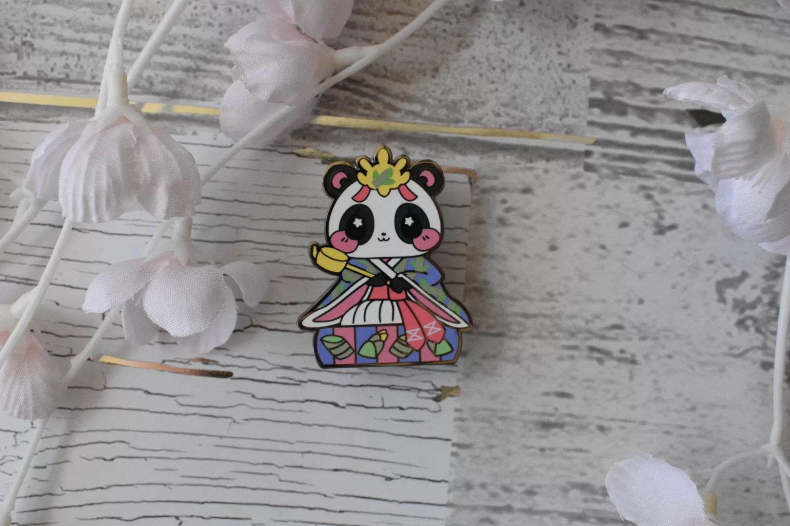 Lady Panda: Girl's Day Animal Enamel Pins