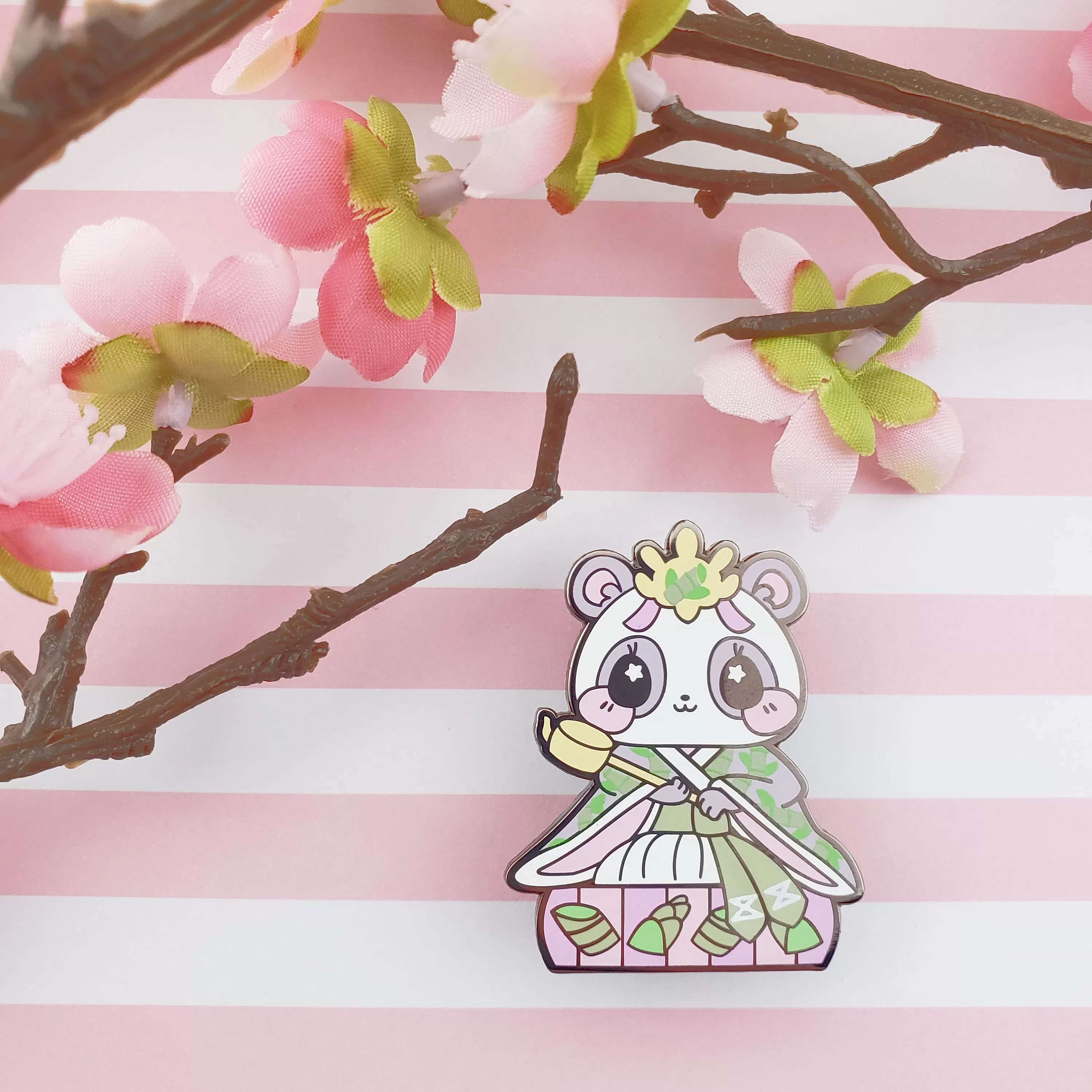 Lady Panda: Girl's Day Animal Enamel Pins