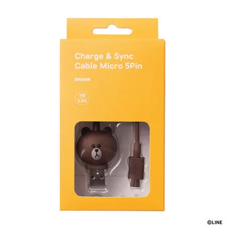 LINE FRIENDS Brown Phone Cable