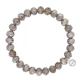 Lizas Clarksville 8mm Crystal Bracelet Cafe'