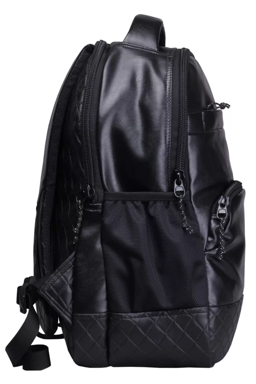 Luxur 25L Black Laptop Backpack