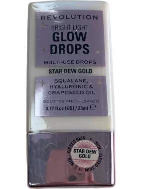 Makeup Revolution Bright Light Glow Drops Golden Star Dew Highlighter