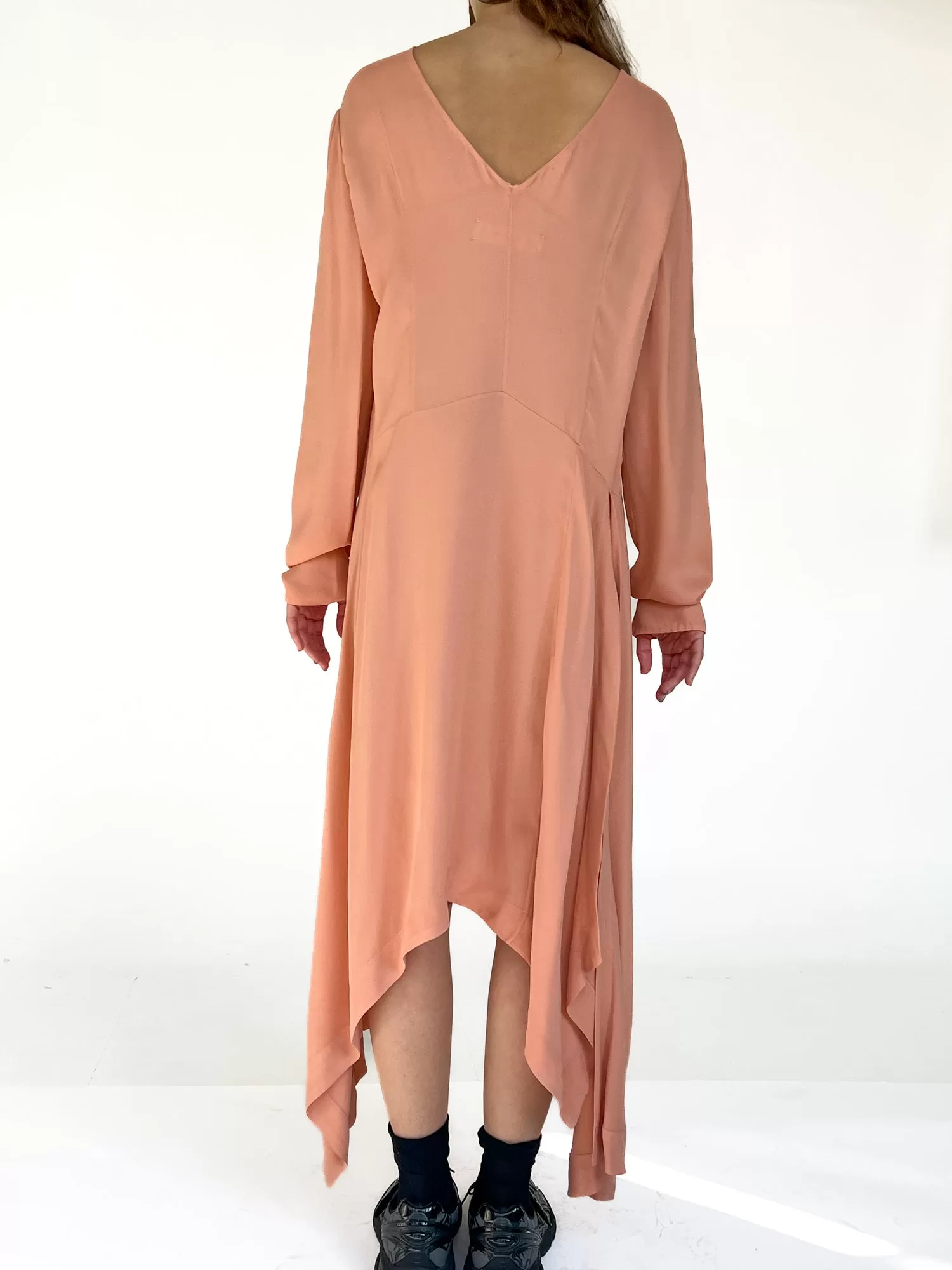 Marni Asymmetric Blush Dress (L)