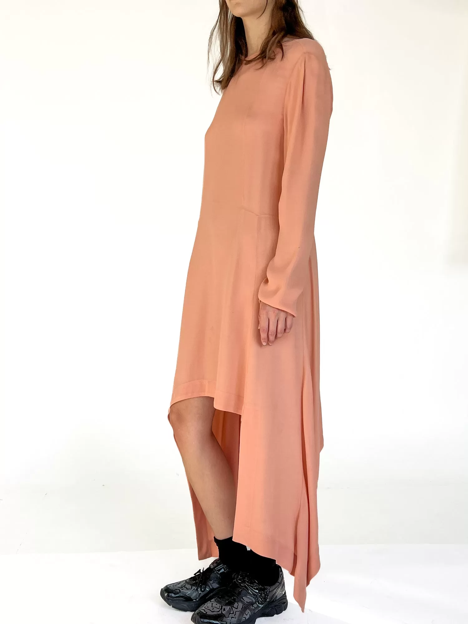 Marni Asymmetric Blush Dress (L)