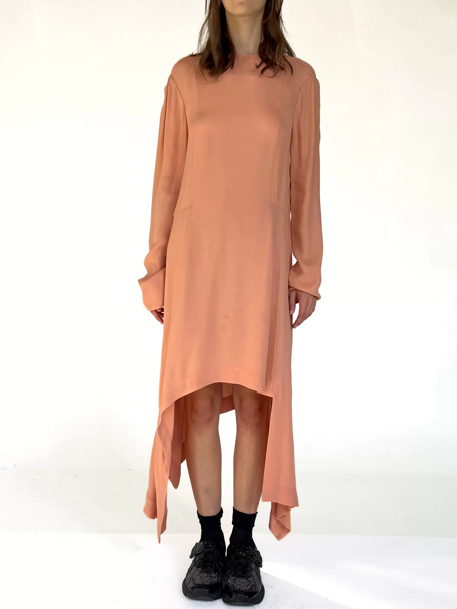 Marni Asymmetric Blush Dress (L)