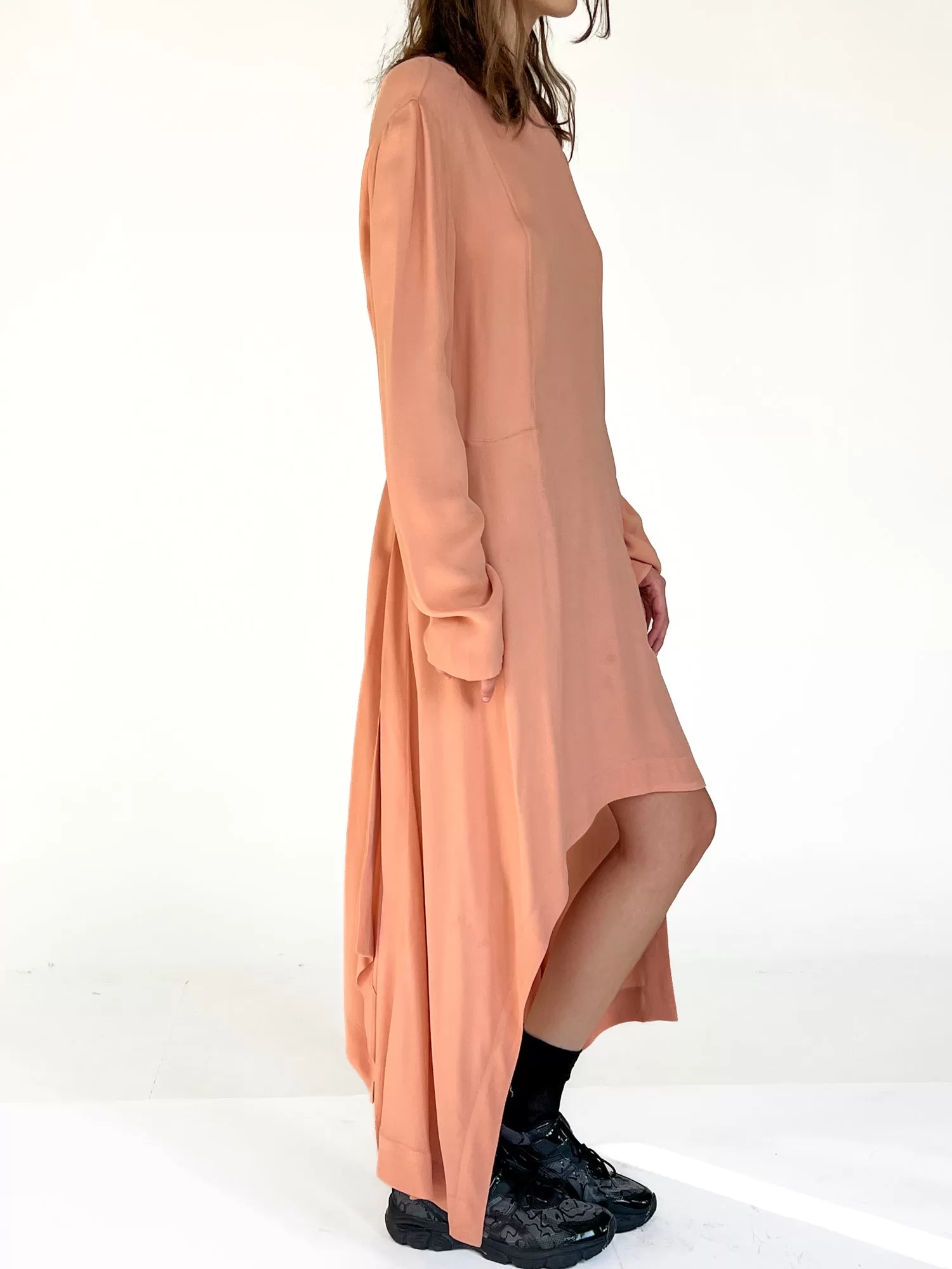 Marni Asymmetric Blush Dress (L)