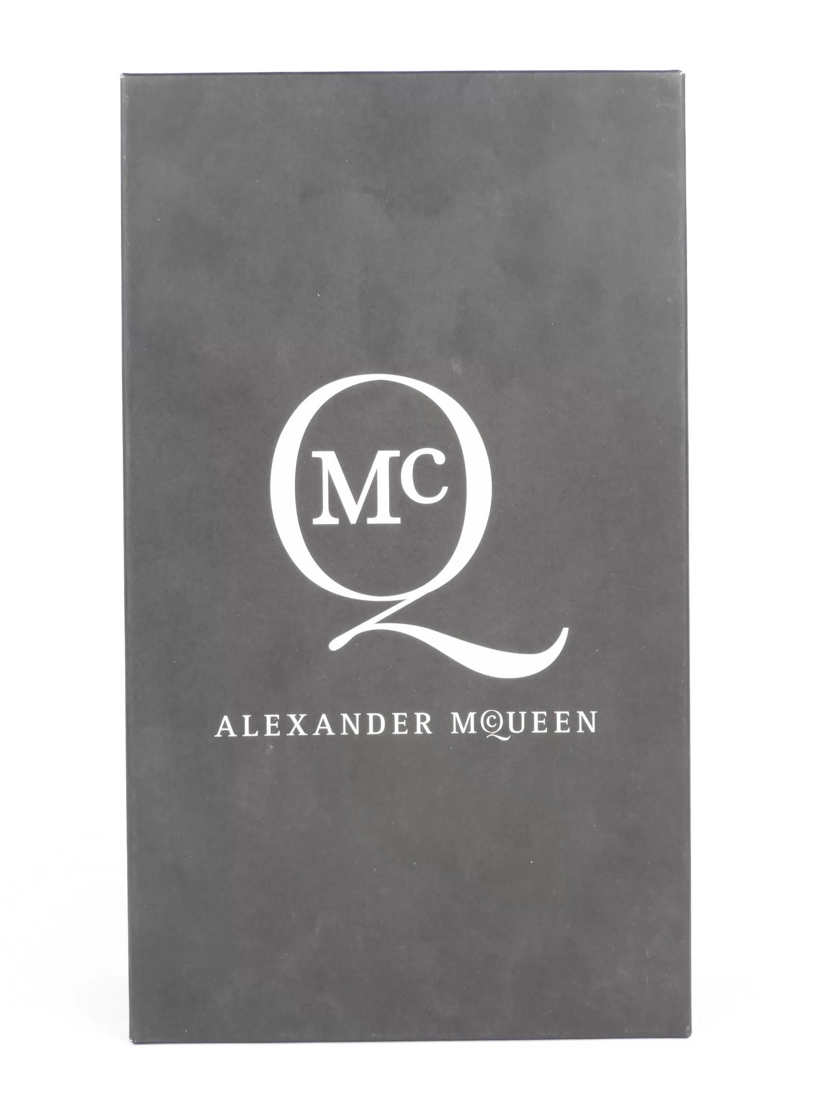 McQ Alexander McQueen Stone Grey Leather Ada Punk Pointed Flats - 37