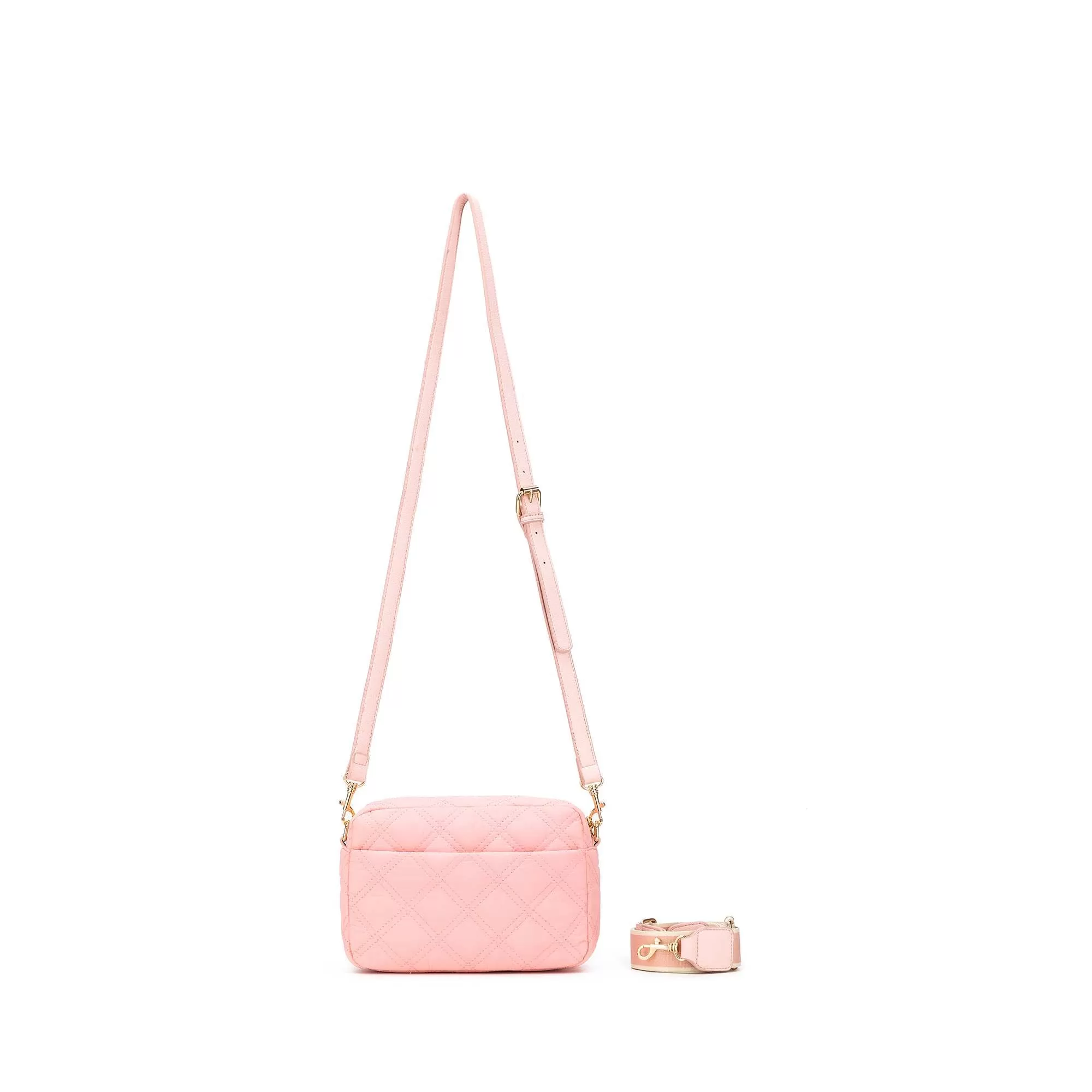 Melrose Quilted Light Pink Raven Bag