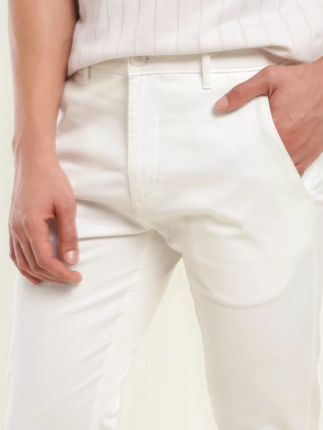 Men's 512 Slim Tapered Fit Off-White Chinos