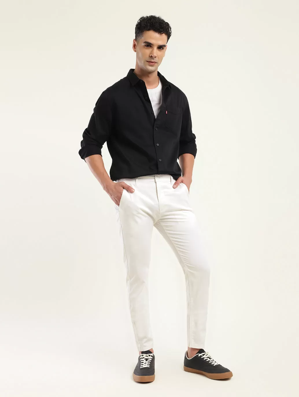 Men's 512 Slim Tapered Fit Off-White Chinos