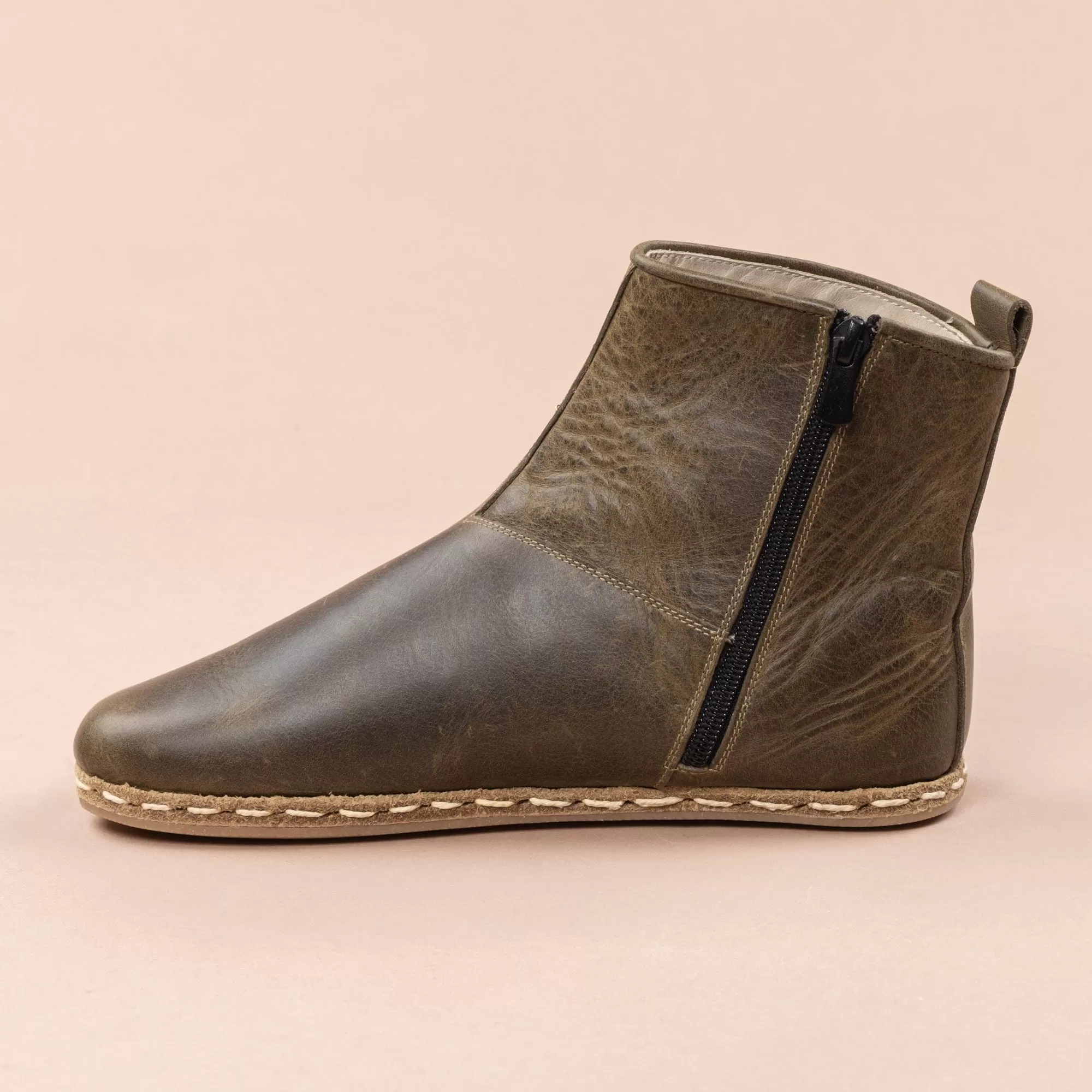 Men's Green Barefoot Boots