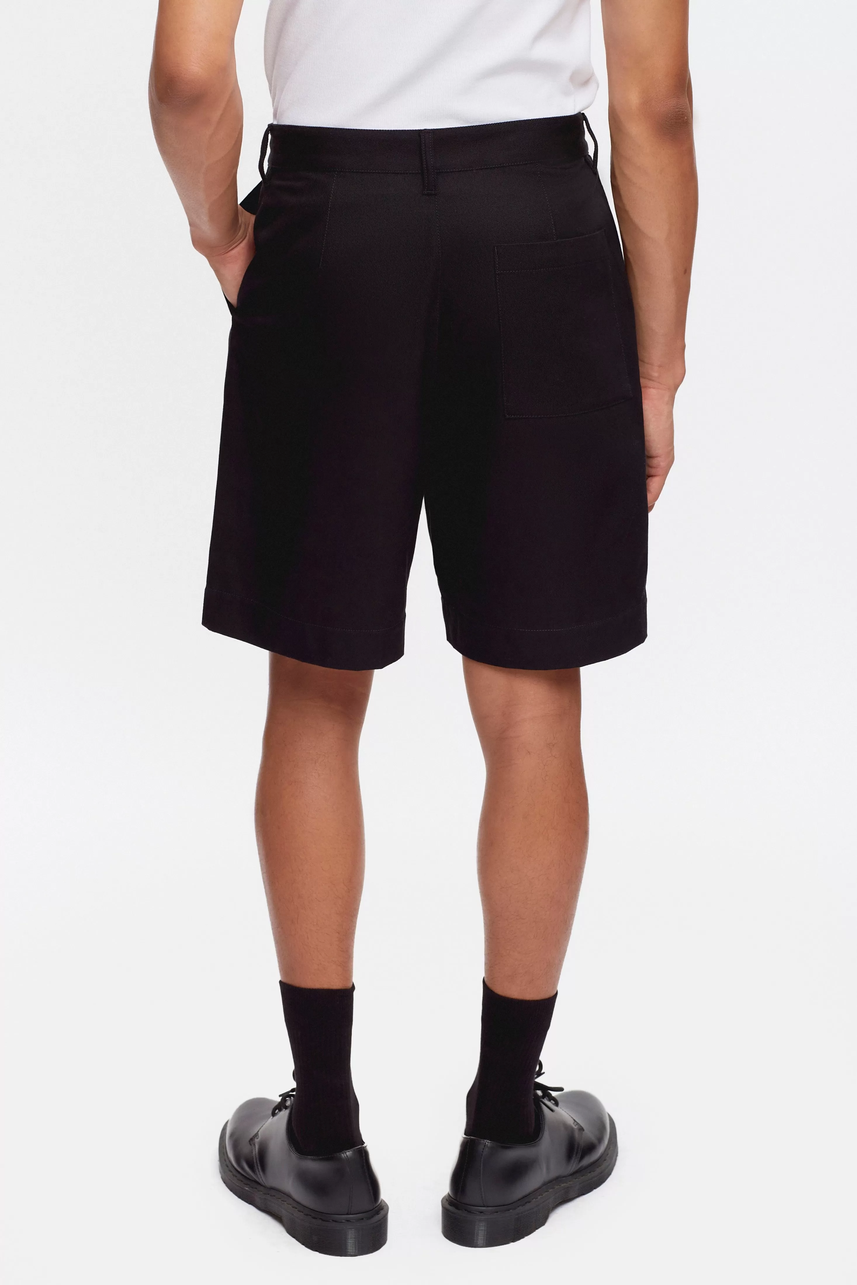 Men's Twill Shorts in Black