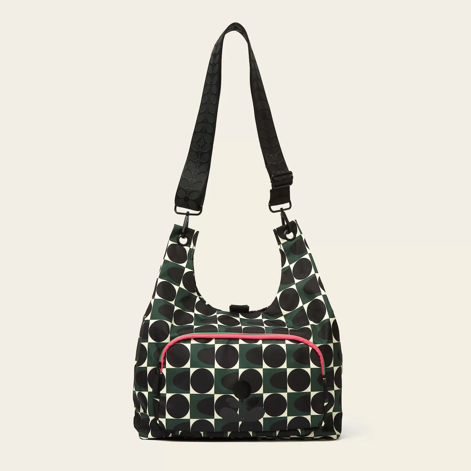 Midi Crossbody - Spot Square Forest