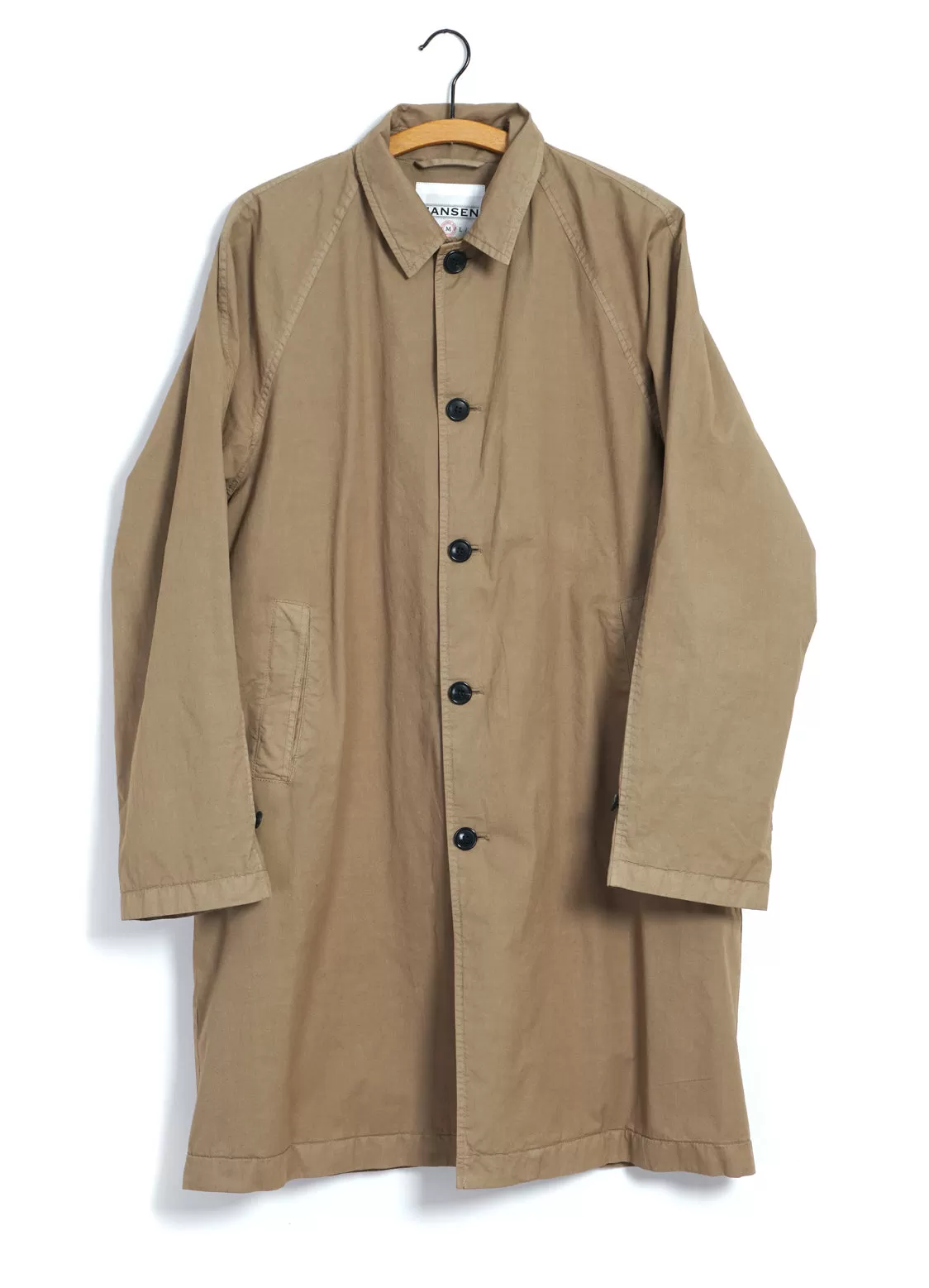 MORITZ | Long Windbreaker Coat | Classic Beige