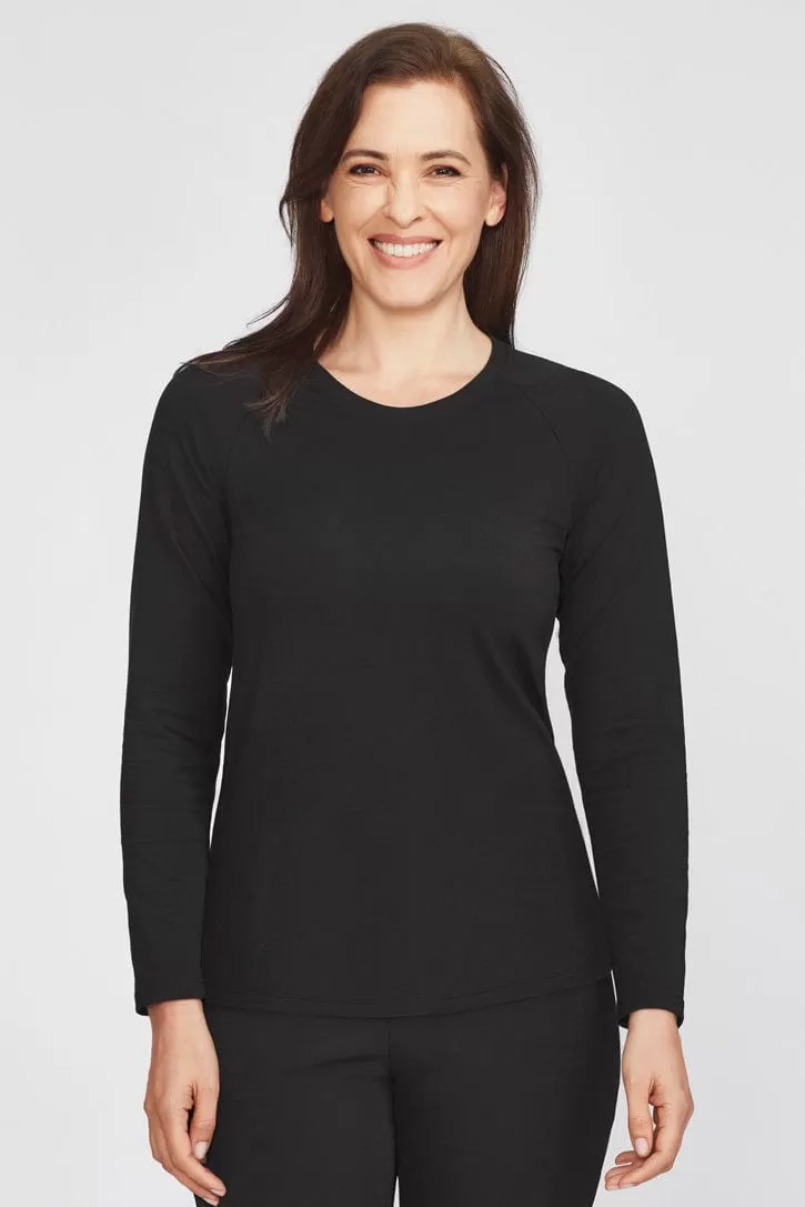 NDC Biz Care Performance Womens Cotton Long Sleeve Tee NDC-CT247LL