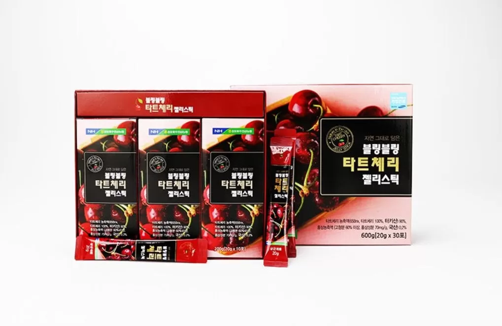 NH Blingbling Tart Cherry Jelly Stick 30p Health Supplements Fatigue Vitamin Red Ginseng