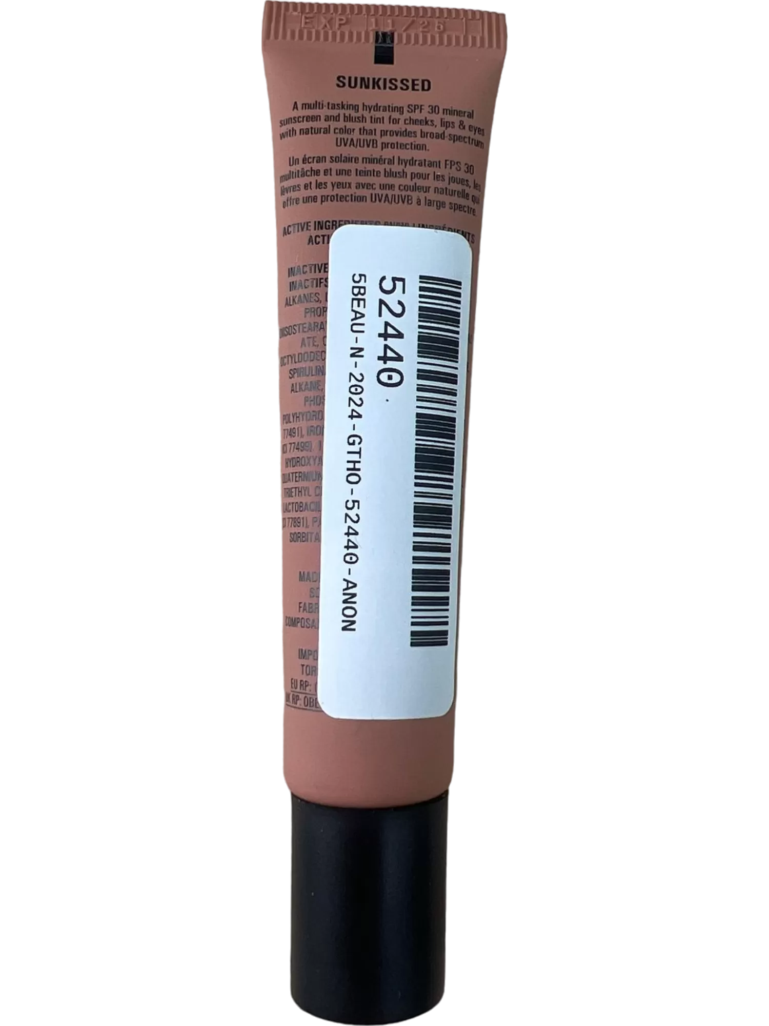 Nudestix Sunkissed Blush Tint SPF 30 Mineral Sunscreen UK