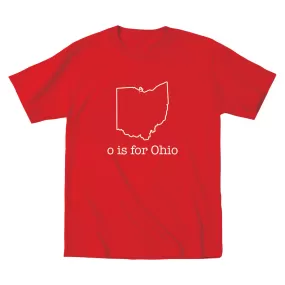 O Is For Ohio Ultra Soft Toddler T-Shirt