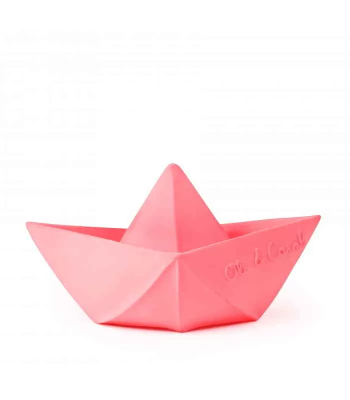 Oli and Carol Origami Pink Boat