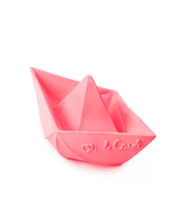 Oli and Carol Origami Pink Boat