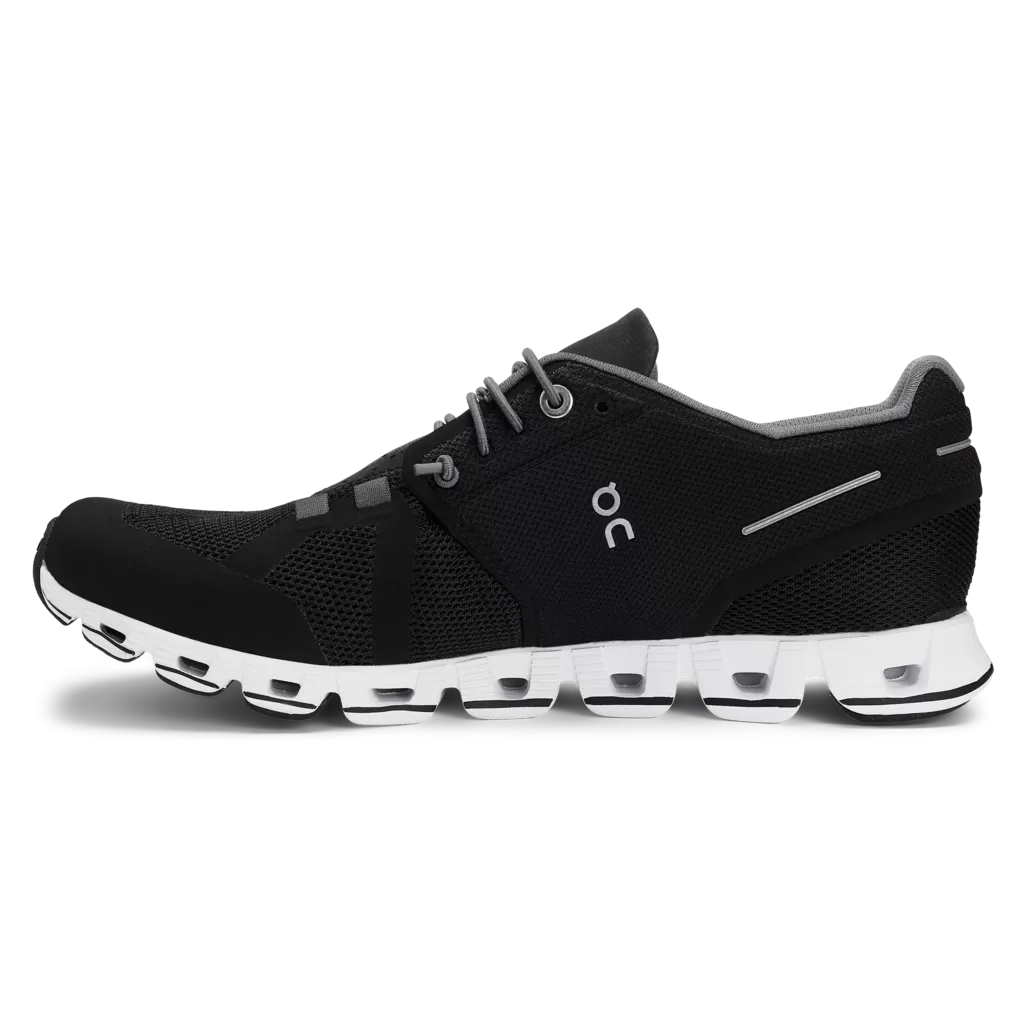 'On Running' Men's Cloud - Black / White