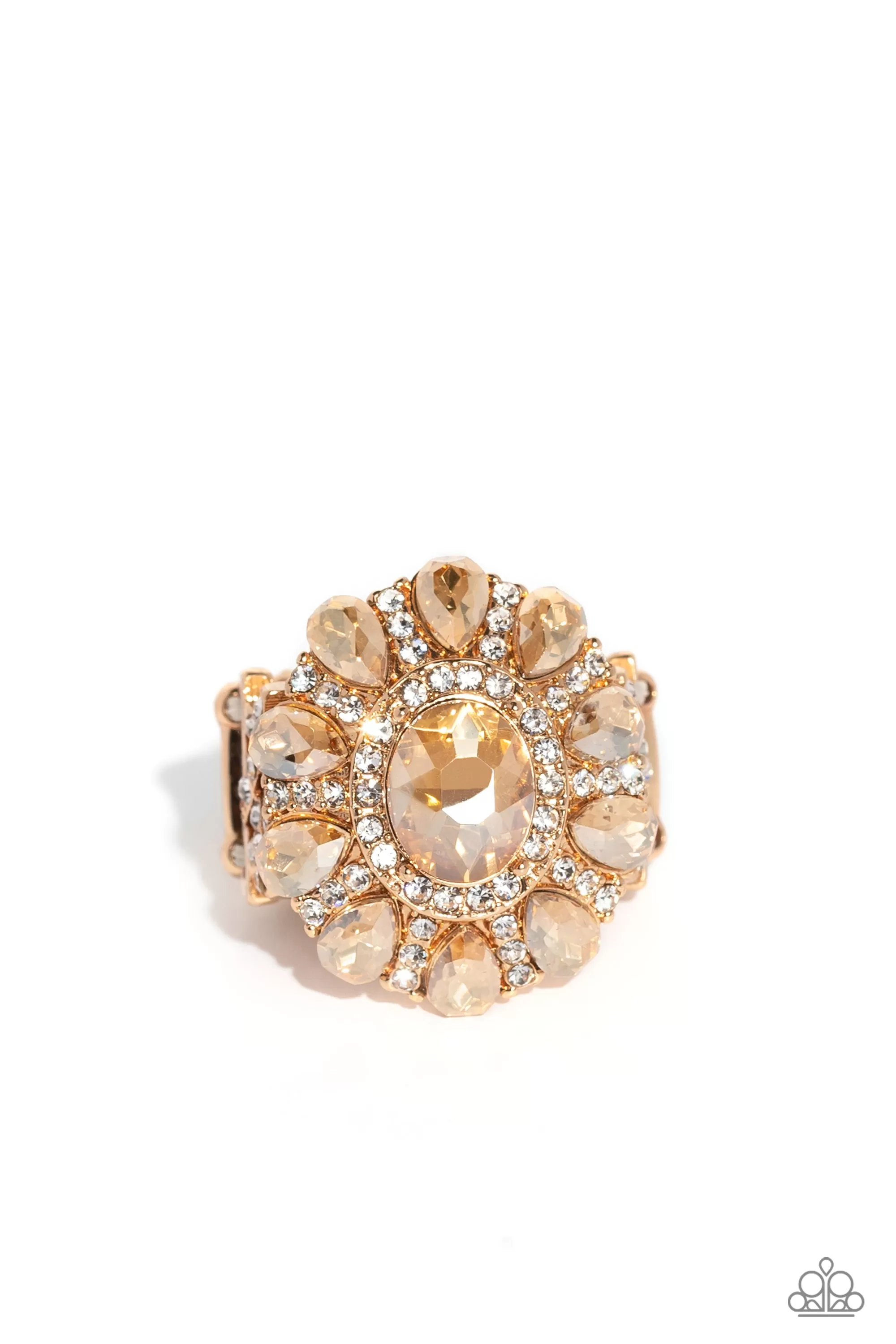 Paparazzi GLIMMER and Spice - Gold Ring