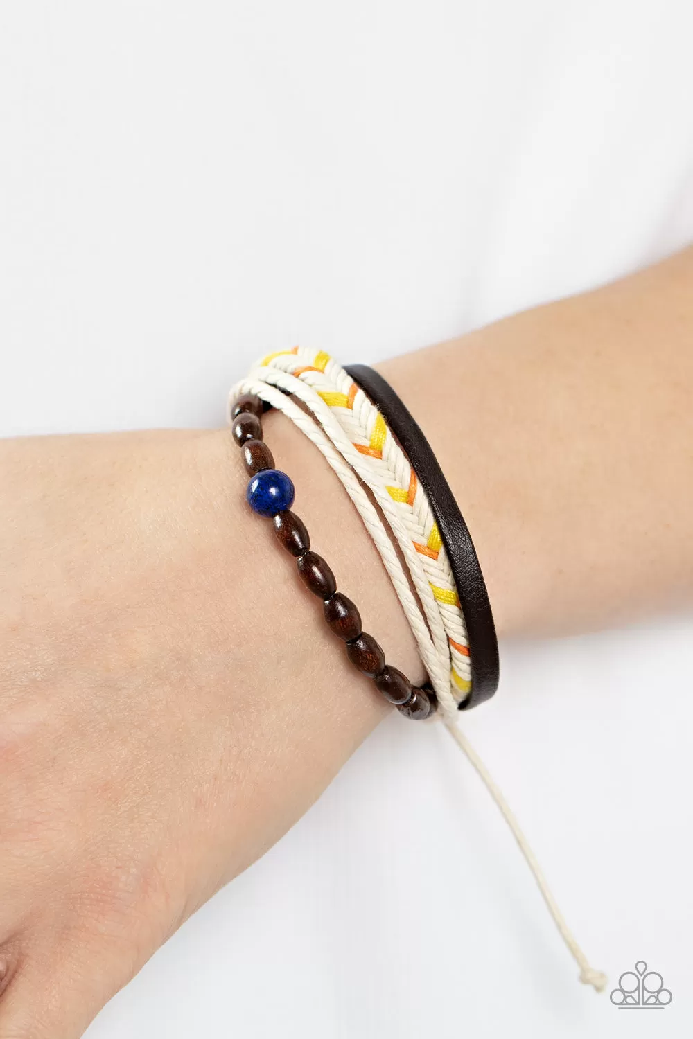 Paparazzi Hipster Hideaway - Blue Urban Bracelets