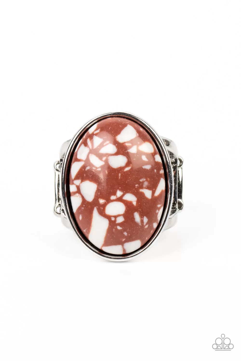 Paparazzi Majestic Marbling - Brown Ring