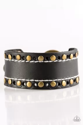 Paparazzi The WANDER Years - Black Urban Bracelet