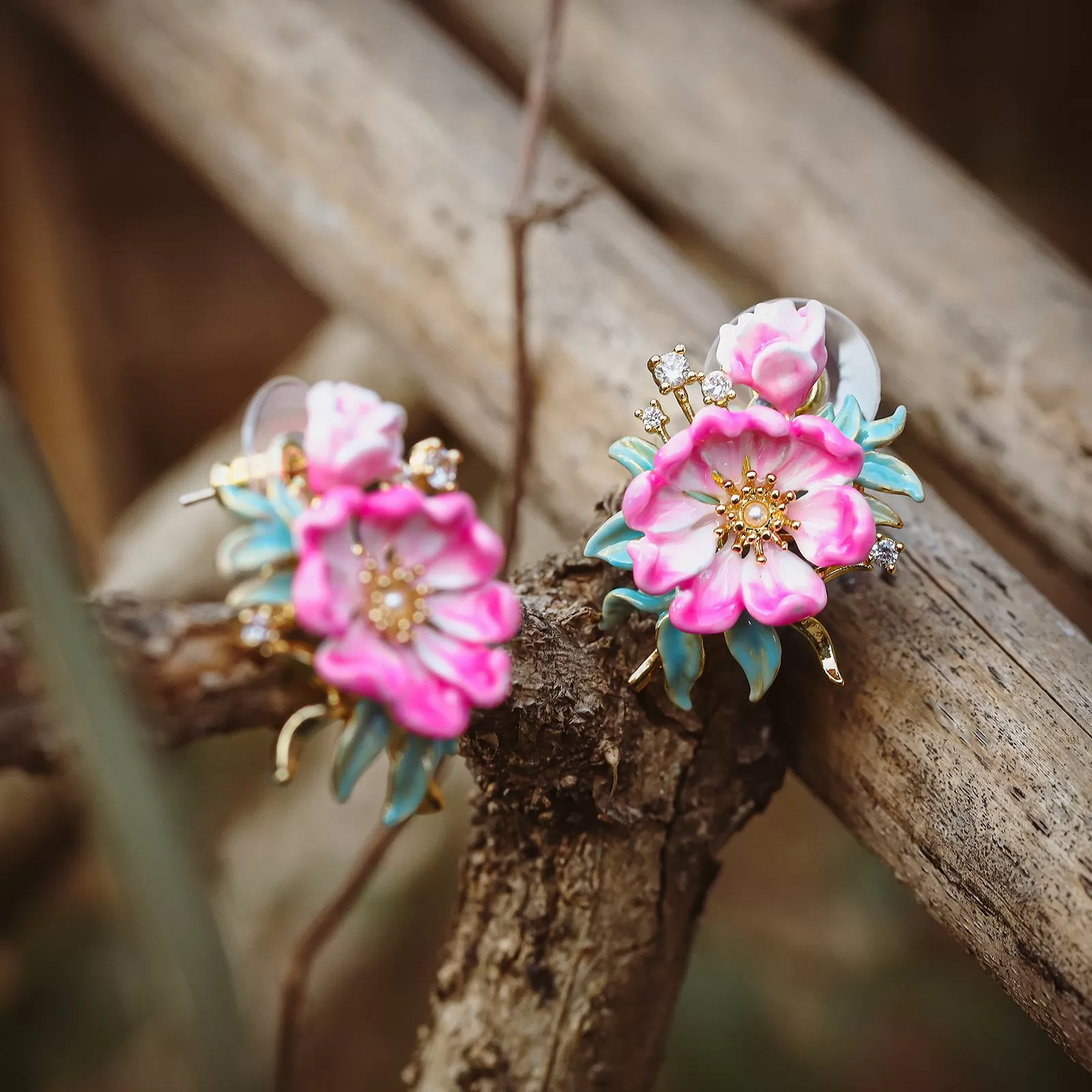 Peony Earrings