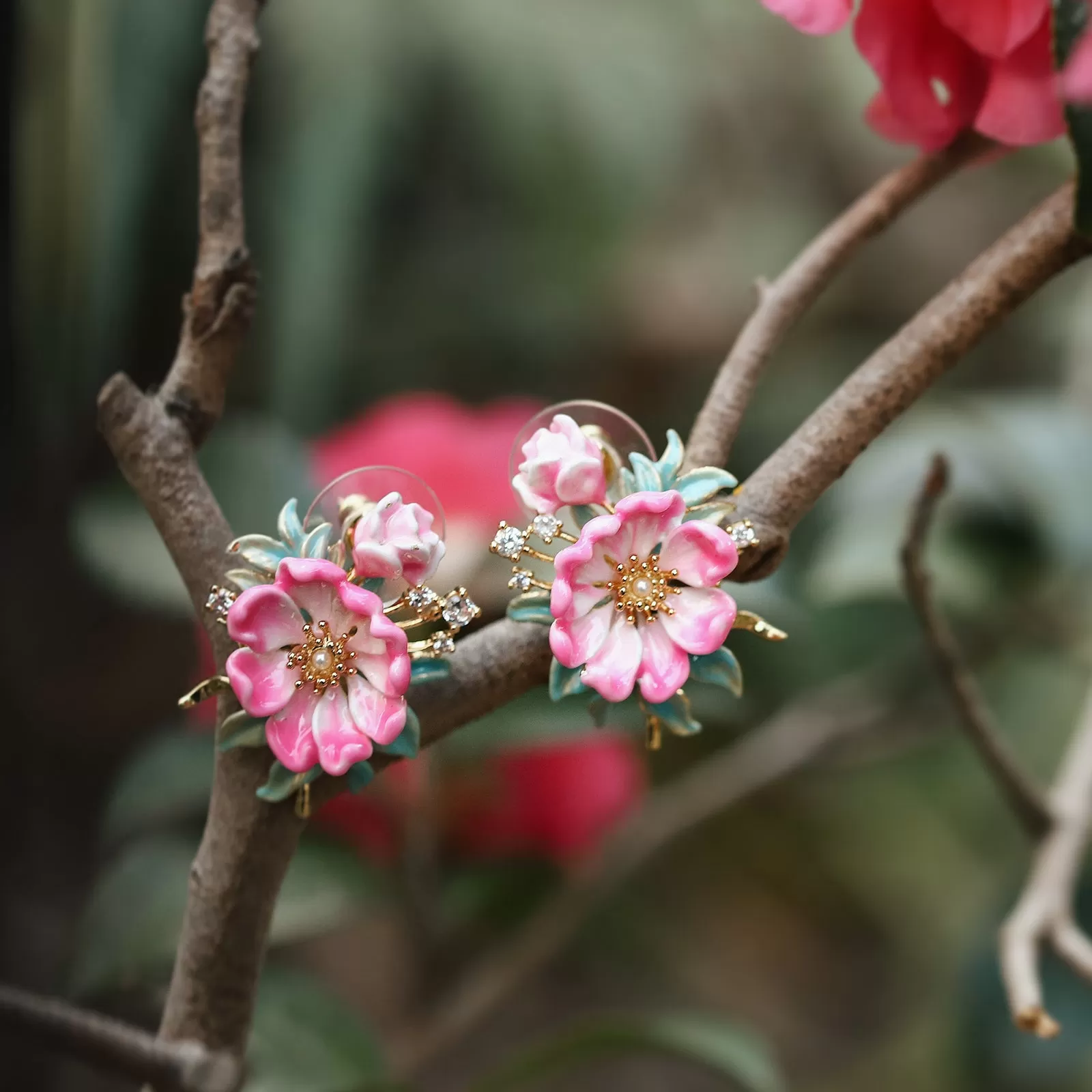 Peony Earrings