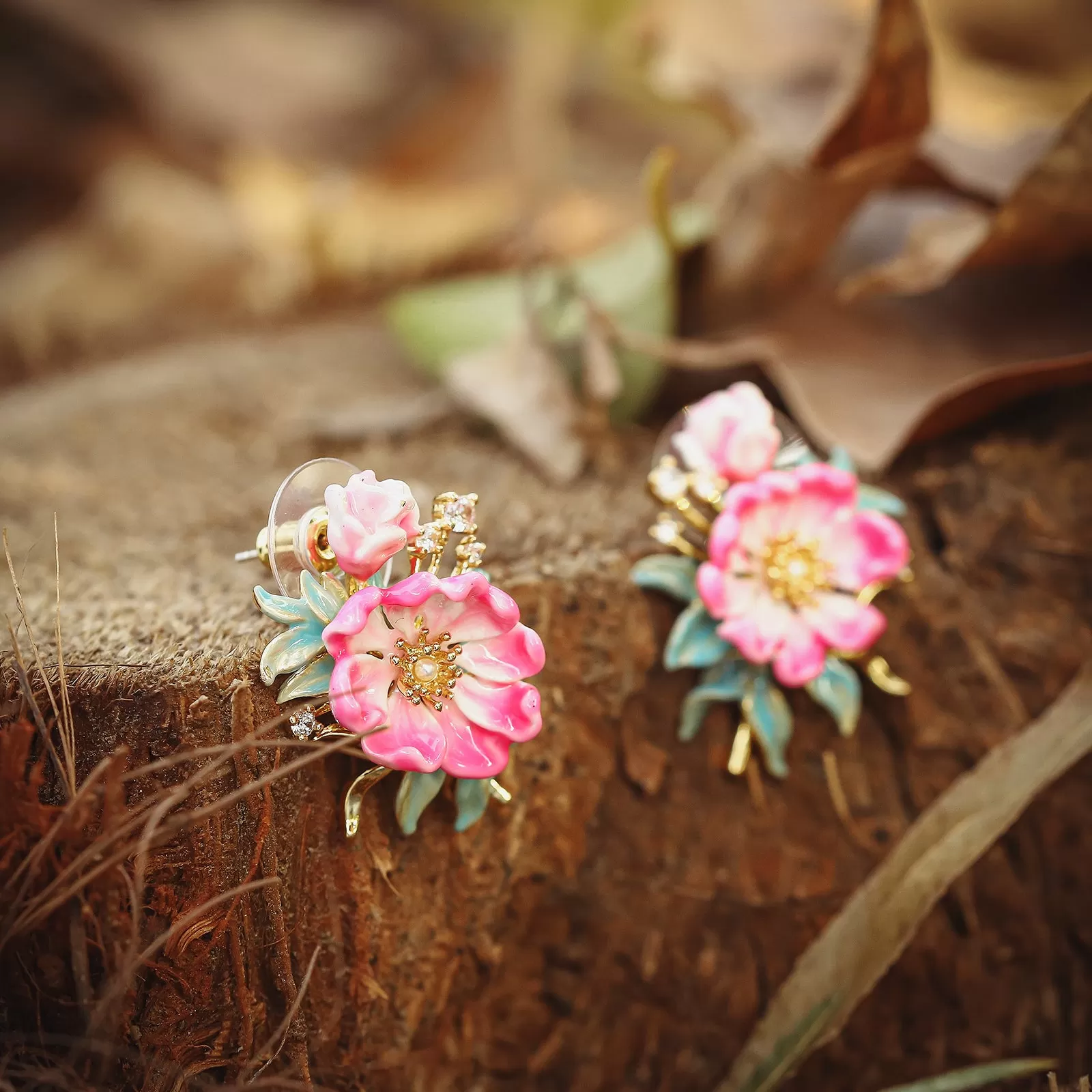 Peony Earrings